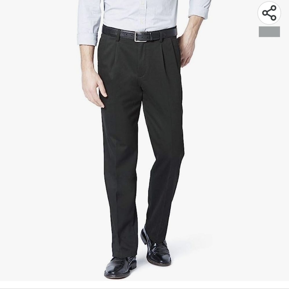 Dockers Men's Classic Fit, Easy Khaki Pleated Pants, size 40x30